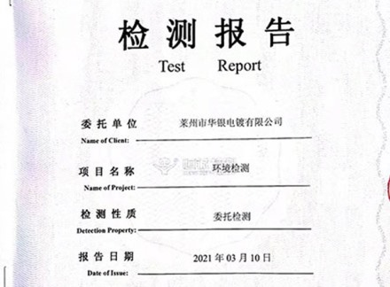 檢測報告